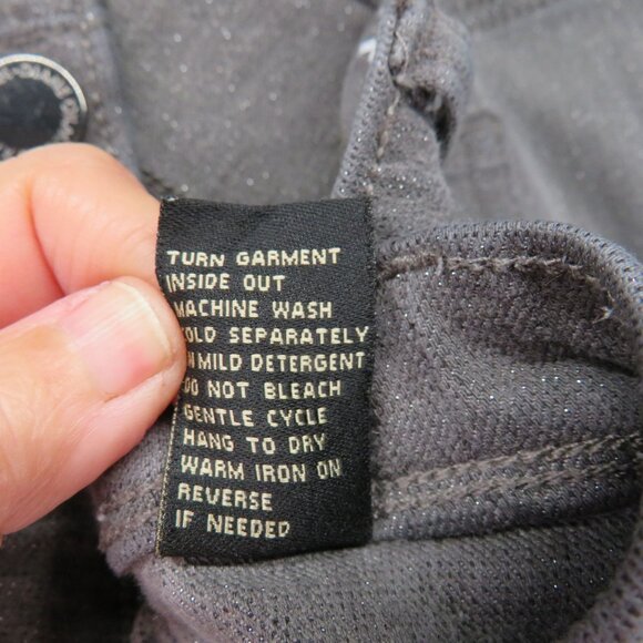 DG2 By Diane Gilman Jeans Womens Size 22W Gray Glitter Denim Stretch - Picture 6 of 10